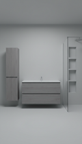 Soft-Close Engineered Wood Bathroom Vanity