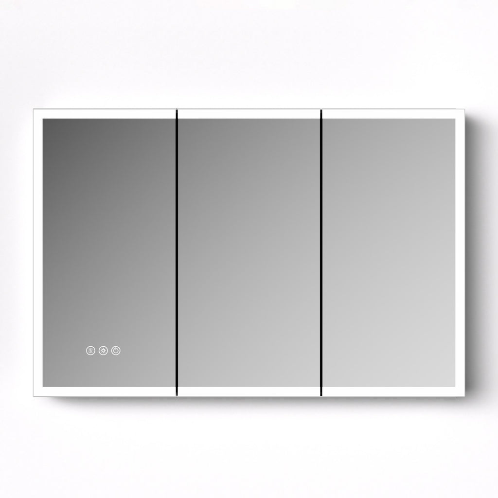 48"X32"Led Medicine Cabinet Bathroom Mirror Recessed /Wall Mounted, Anti-Fog