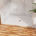 Rectangular White ABS Shower Base 32"x48" Shower Pan without drain set