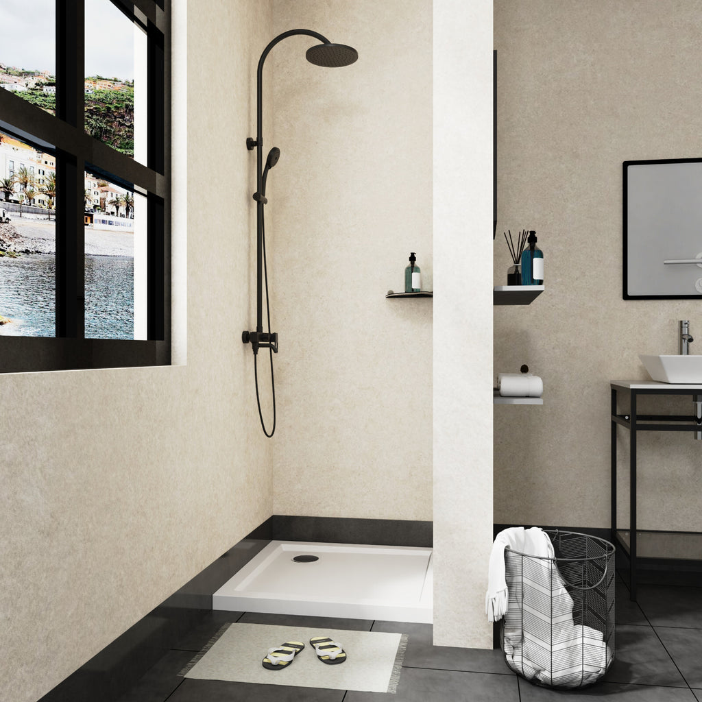 Square Acrylic Shower Base 32in. D x 32 in. W  Corner Shower Pan