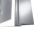 16"X26"Led Medicine Cabinet Bathroom Mirror Recessed /Wall Mounted,Anti-Fog