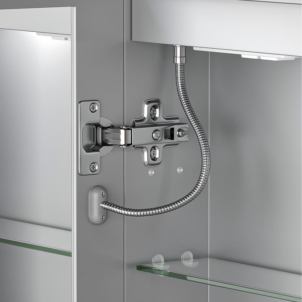 84"X36"Led Medicine Cabinet Bathroom Mirror Recessed /Wall Mounted, Anti-Fog