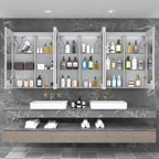 96"X40"Led Medicine Cabinet Bathroom Mirror Recessed /Wall Mounted,Anti-Fog