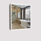 30"X32"Led Medicine Cabinet Bathroom Mirror Recessed /Wall Mounted,Anti-Fog