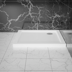 Square Acrylic Shower Base 32in. D x 32 in. W  Corner Shower Pan