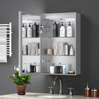 20"X30"Led Medicine Cabinet Bathroom Mirror Recessed /Wall Mounted,Anti-Fog