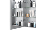 30"X32"Led Medicine Cabinet Bathroom Mirror Recessed /Wall Mounted,Anti-Fog