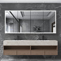 72"X32"Led Medicine Cabinet Bathroom Mirror Recessed /Wall Mounted, Anti-Fog