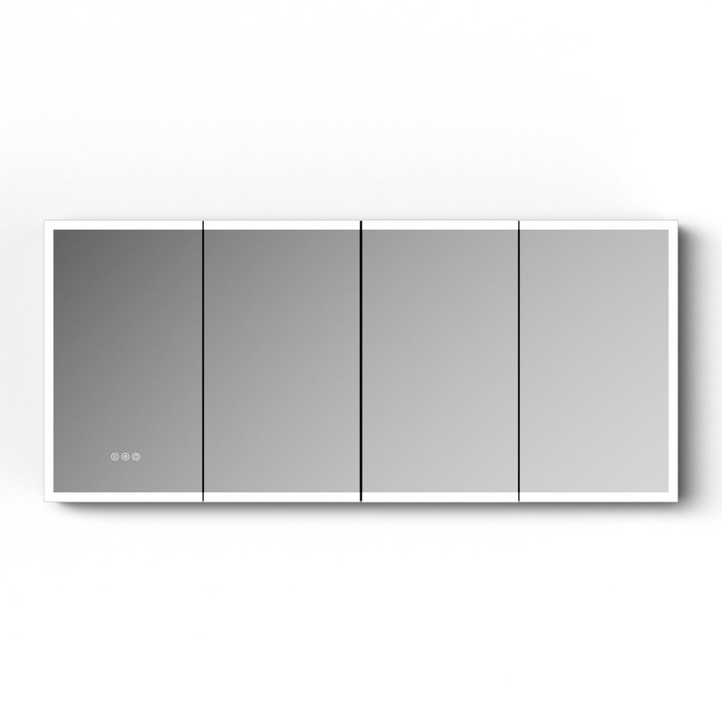 72"X32"Led Medicine Cabinet Bathroom Mirror Recessed /Wall Mounted, Anti-Fog
