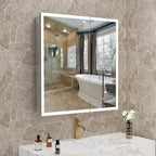 30"X32"Led Medicine Cabinet Bathroom Mirror Recessed /Wall Mounted,Anti-Fog