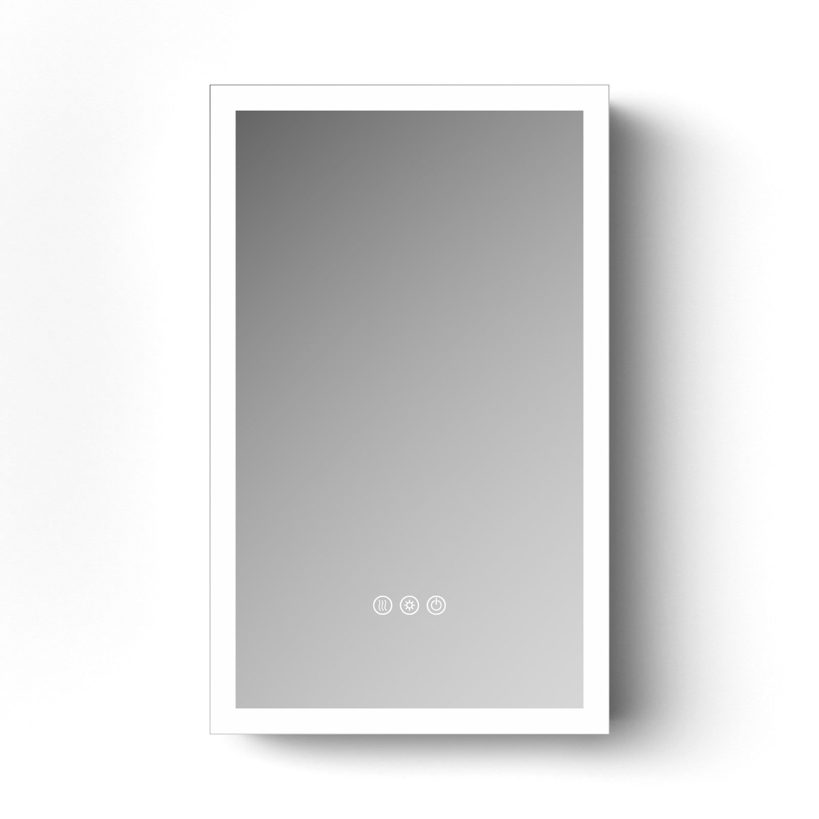 16"X26"Led Medicine Cabinet Bathroom Mirror Recessed /Wall Mounted,Anti-Fog