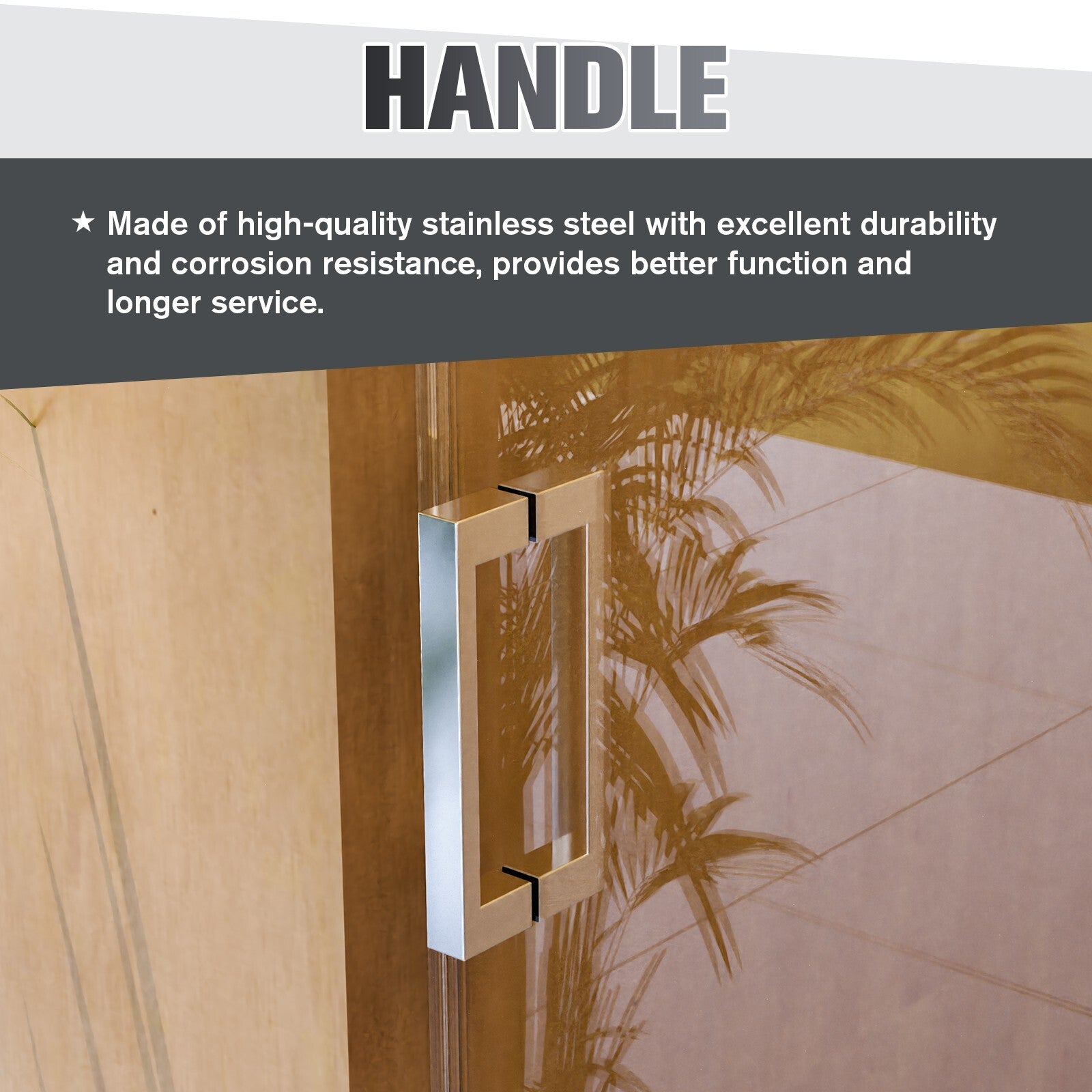 68-72"W*76"H Frameless Single Sliding Soft-Close Shower Doors 3/8"Tempered Glass