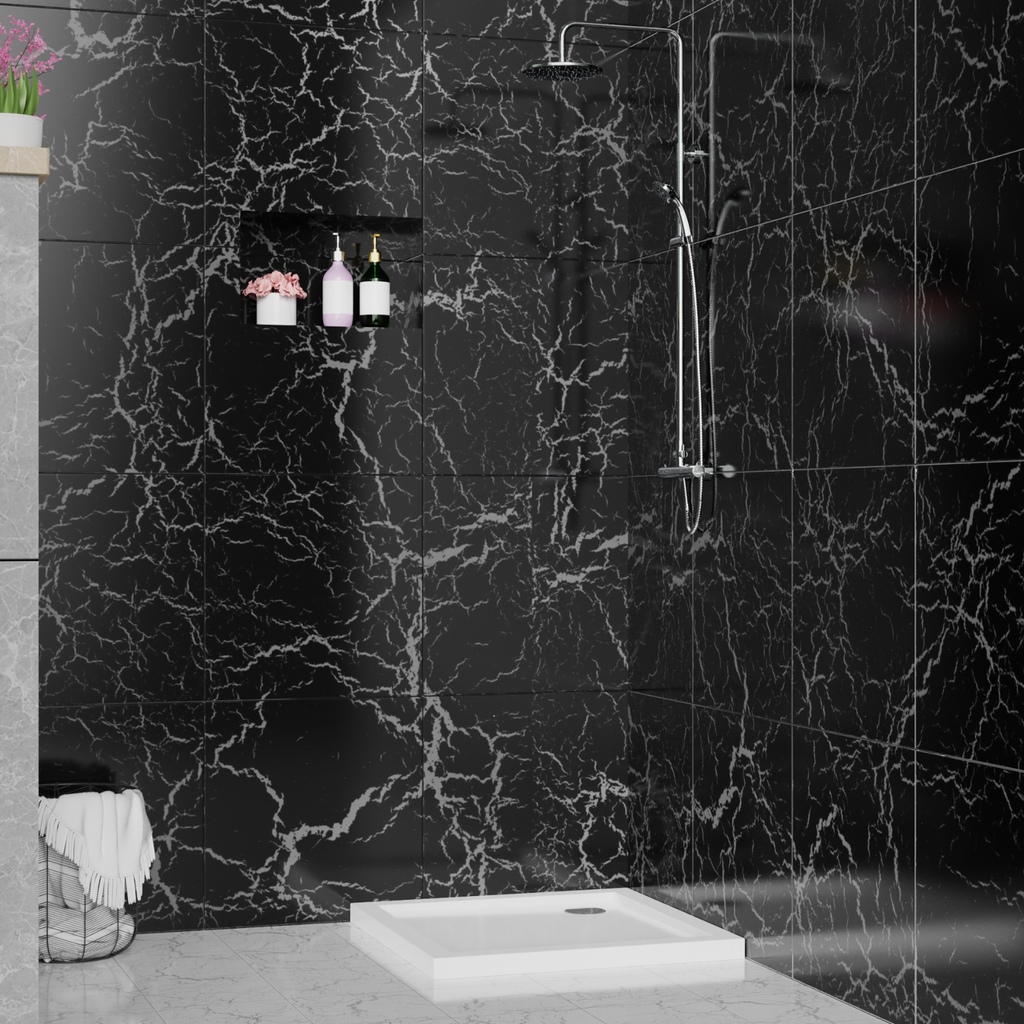 Square Acrylic Shower Base 32in. D x 32 in. W  Corner Shower Pan