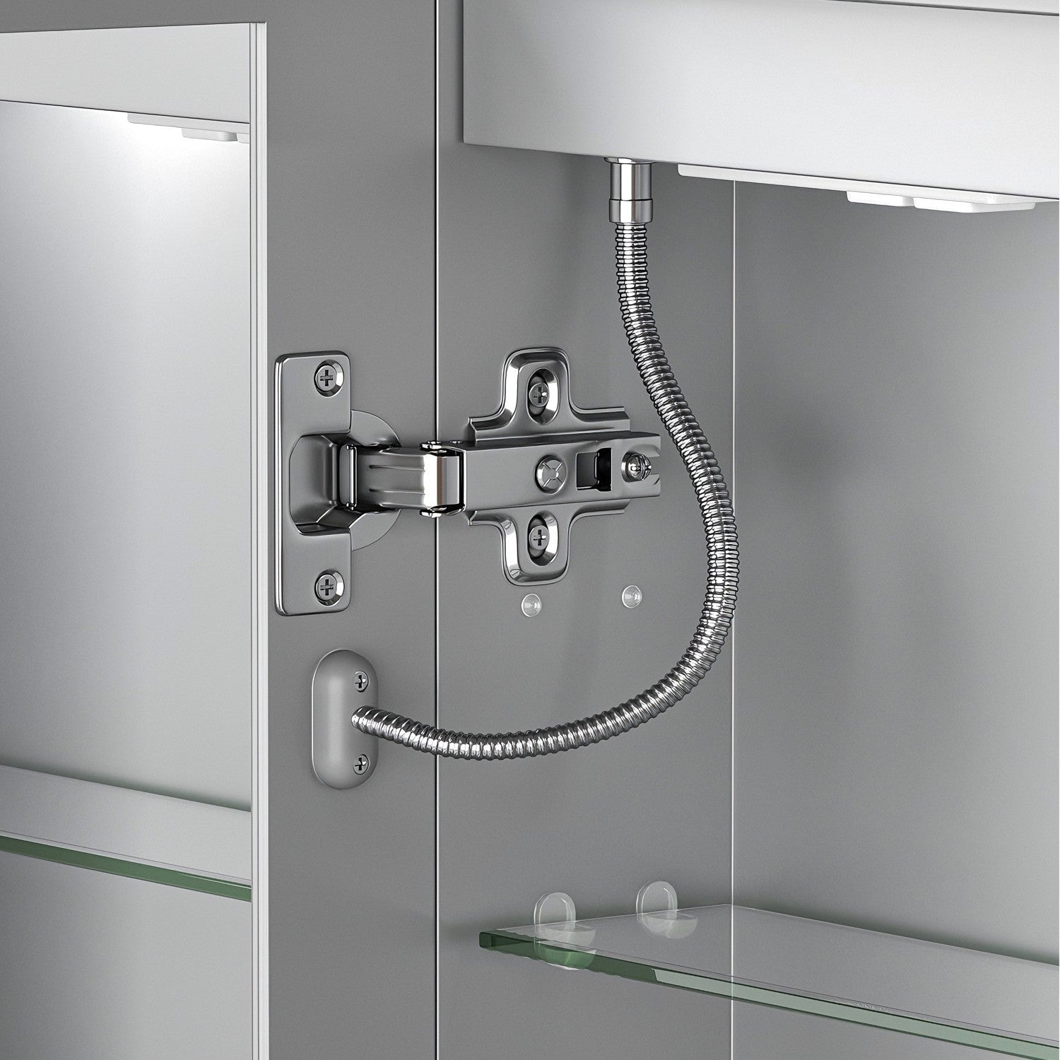 16"X26"Led Medicine Cabinet Bathroom Mirror Recessed /Wall Mounted,Anti-Fog