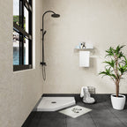36"x36" Corner Shower Pan Base Neo-Angle Center Drain, No Drainage Set