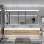 84"X36"Led Medicine Cabinet Bathroom Mirror Recessed /Wall Mounted, Anti-Fog