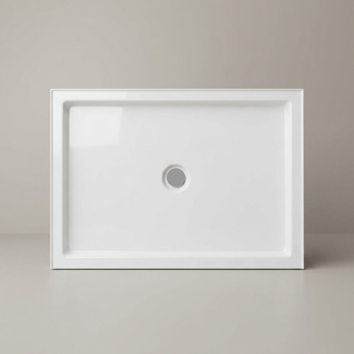 Rectangular White ABS Shower Base 32"x48" Shower Pan without drain set