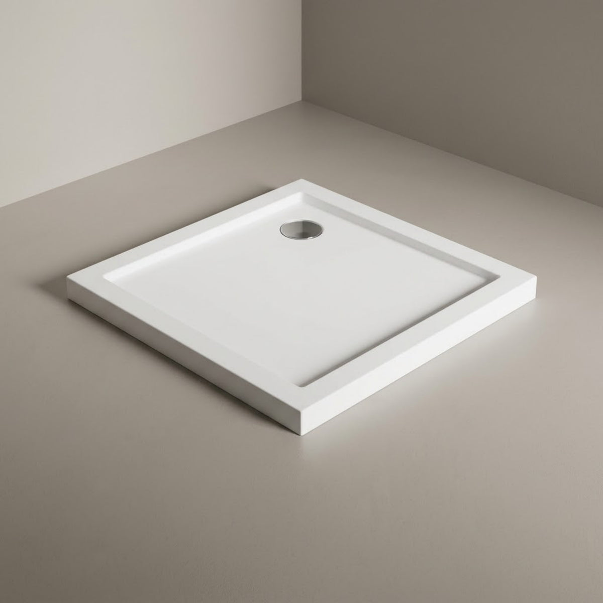 Square Acrylic Shower Base 32in. D x 32 in. W  Corner Shower Pan