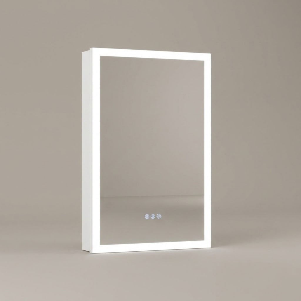 20"X30"Led Medicine Cabinet Bathroom Mirror Recessed /Wall Mounted,Anti-Fog
