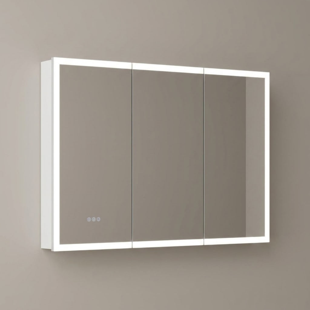 48"X32"Led Medicine Cabinet Bathroom Mirror Recessed /Wall Mounted, Anti-Fog