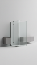 Frameless Tempered Glass Shower Enclosure